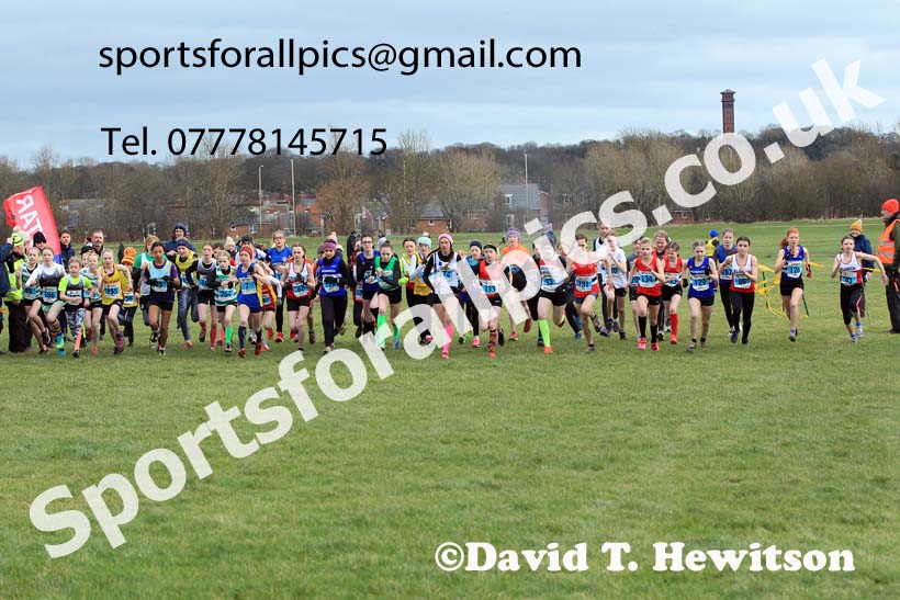 Girls under-13s 2022 NEHL Sherman Cup/Davison Shield, Temple Oark, South Shields. Photo: David T. Hewitson/Sports for All Pics